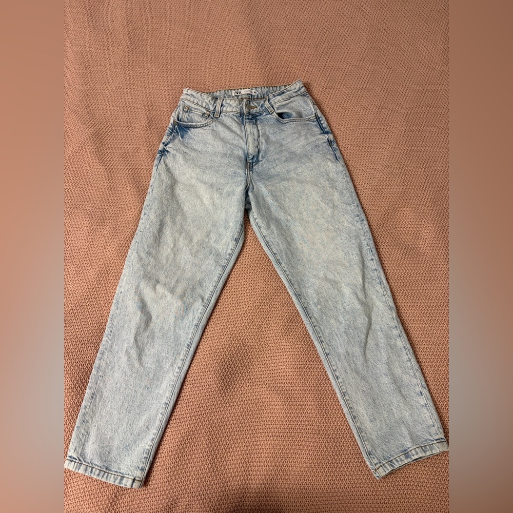 Zara Light Blue Mom Jeans